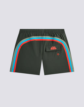CHILDREN'S SWIMWEAR SHORTS WITH ELASTICATED WAIST IN STRETCH FABRIC