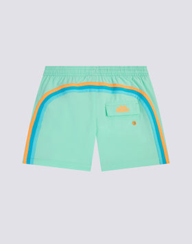 COSTUME DA BAGNO BAMBINO CORTO VITA ELASTICATA IN TESSUTO STRETCH