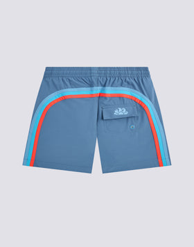 CHILDREN'S SWIMWEAR SHORTS WITH ELASTICATED WAIST IN STRETCH FABRIC