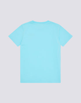 BOYS' SHORT-SLEEVED T-SHIRT WITH POCKET AND LOGO ON THE FRONT
