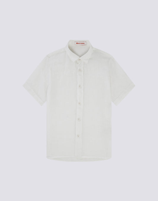 CHILDREN'S SHORT-SLEEVED LINEN SHIRT
