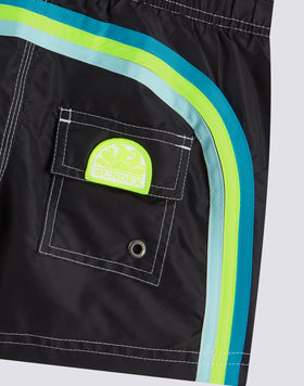 BOY’S SWIMSHORTS SHORT ELASTICATED WAIST ICONIC TAFFETA