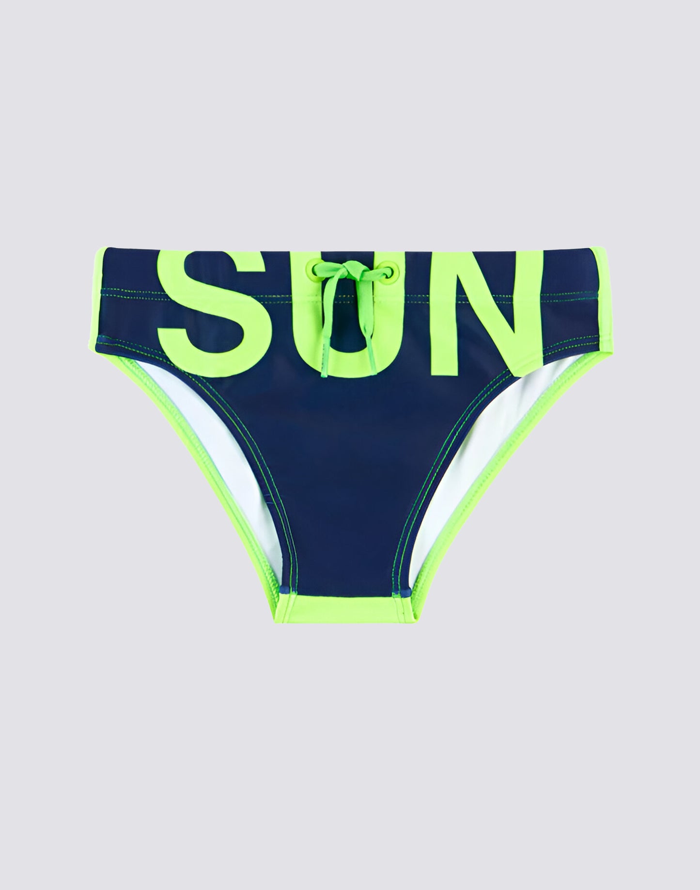 TWO-TONE SWIM BRIEFS