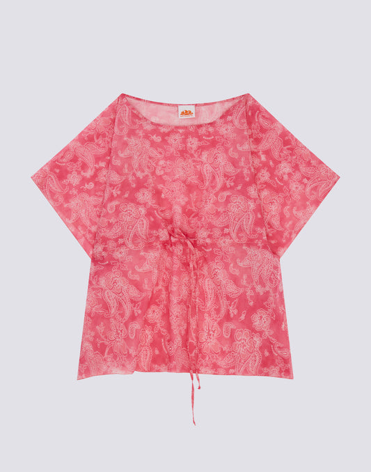 BUTTERFLY DRESS FOR GIRLS WITH HIBI PAISLEY PRINT