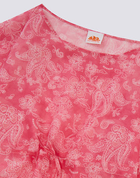 BUTTERFLY DRESS FOR GIRLS WITH HIBI PAISLEY PRINT