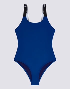 COSTUME INTERO BAMBINA CON SPALLINE LOGATE
