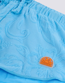 MINI HAYWORTH TERRY CLOTH SHORTS SWIMSUIT