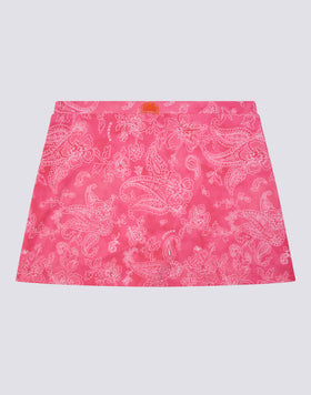 HIBI PAISLEY PRINT MINI SKIRT
