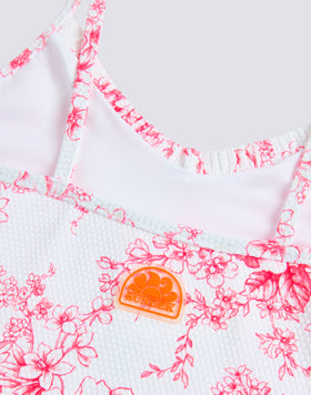 ROSE DE JOIE PRINT GIRLS' ONE-PIECE SWIMSUIT