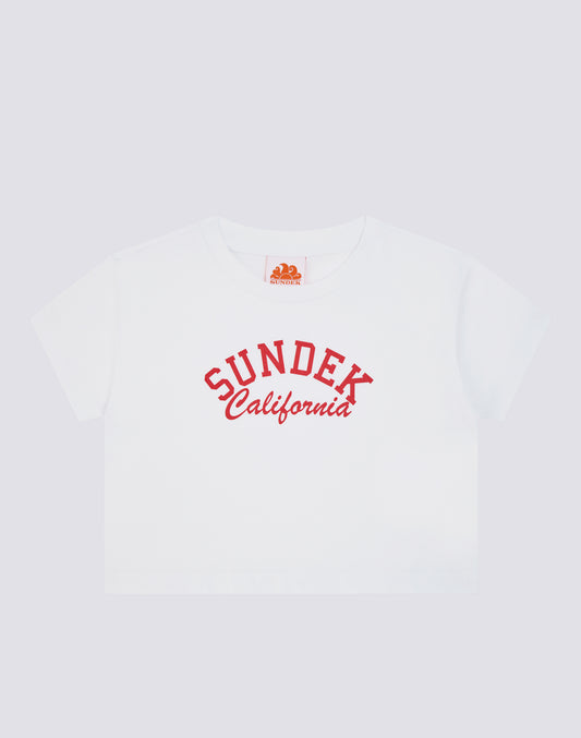 VINTAGE-STYLE CROPPED MINI T-SHIRT