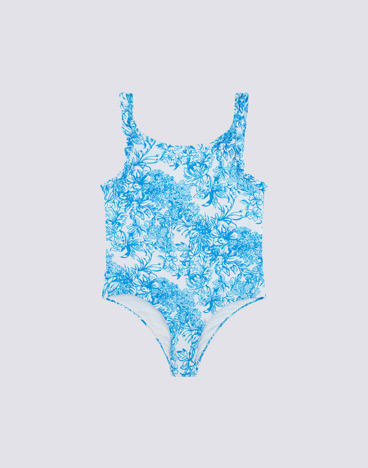 FLEUR DE JOIE PRINT ONE-PIECE SWIMSUIT