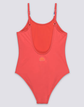 GIRLS' ONE-PIECE SWIMSUIT WITH BEADS