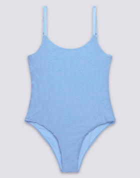 CHILDREN'S TERRY CLOTH ONE-PIECE SWIMSUIT