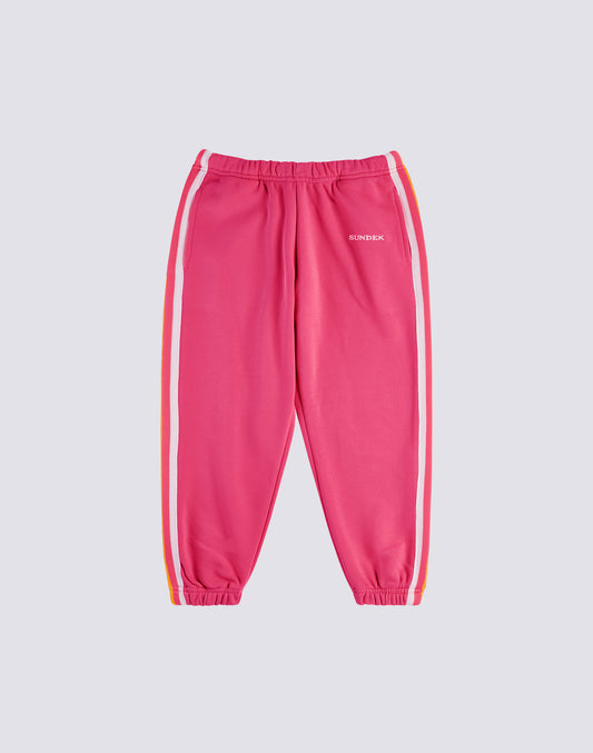 TRACKSUIT TROUSERS WITH RAINBOW DETAIL