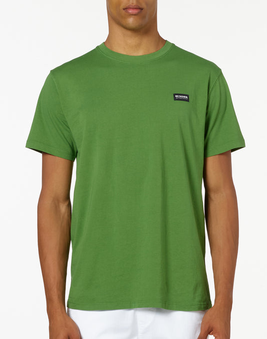 SOLID COLOR COTTON T-SHIRT