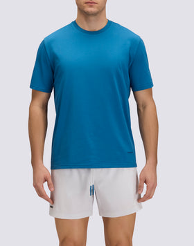 MEN'S CREW NECK T-SHIRT IN TECHNICAL JERSEY