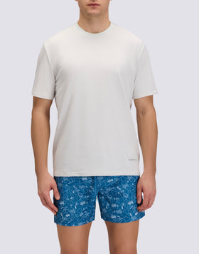 MEN'S CREW NECK T-SHIRT IN TECHNICAL JERSEY