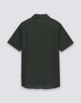 MEN'S SHORT-SLEEVED LINEN SHIRT