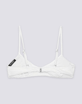 ELODIE - WAVE EFFECT JACQUARD BRALETTE BIKINI TOP