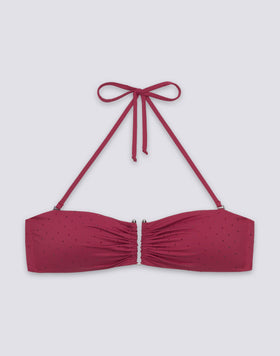 STRASS BAND BIKINI TOP