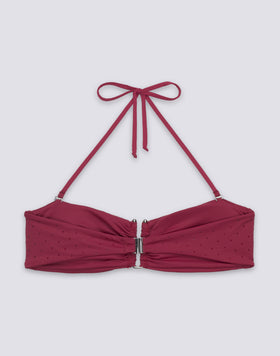 STRASS BAND BIKINI TOP