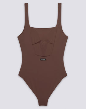 CHINA - WOMEN'S ONE-PIECE SWIMSUIT WITH SQUARE NECKLINE AND DEEP BACK