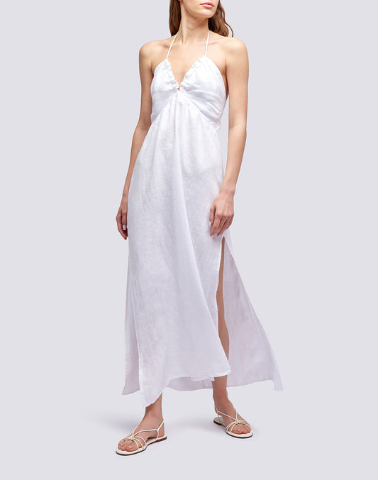 LONG LINEN DRESS