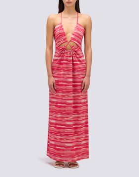 LUREX EFFECT LONG DRESS