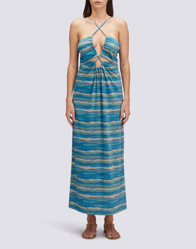 LUREX EFFECT LONG DRESS