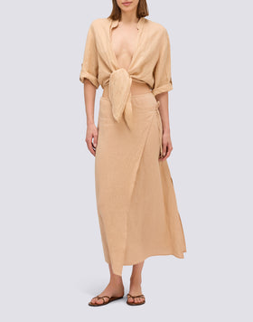 LINEN SKIRT