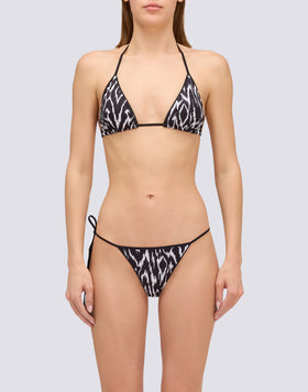 GIAMI - ABSTRACT WIND PRINT BIKINI BOTTOM