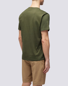 CREW NECK T-SHIRT WITH PRINTED LOGO