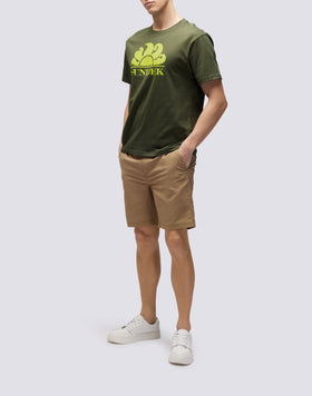 CREW NECK T-SHIRT WITH PRINTED LOGO