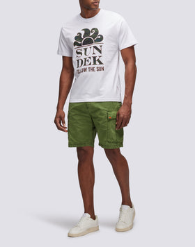 CAMOU FOLLOW THE SUN PRINT T-SHIRT
