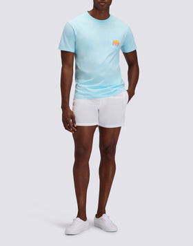 NEW HERBERT CREW NECK T-SHIRT WITH MAXI LOGO