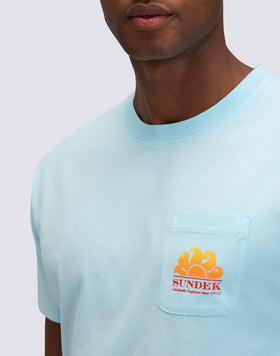 NEW HERBERT CREW NECK T-SHIRT WITH MAXI LOGO