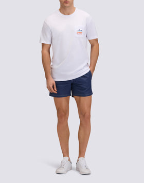 NEW HERBERT CREW NECK T-SHIRT WITH MAXI LOGO