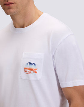 NEW HERBERT CREW NECK T-SHIRT WITH MAXI LOGO