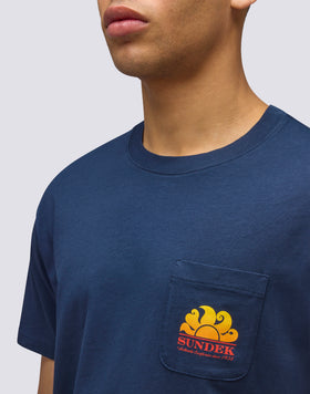 NEW HERBERT CREW NECK T-SHIRT WITH  MAXI-LOGO