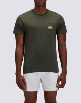 NEW HERBERT CREW NECK T-SHIRT WITH MAXI LOGO