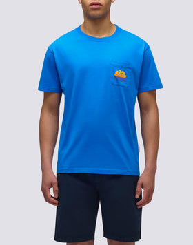 NEW HERBERT CREW NECK T-SHIRT WITH MAXI-LOGO