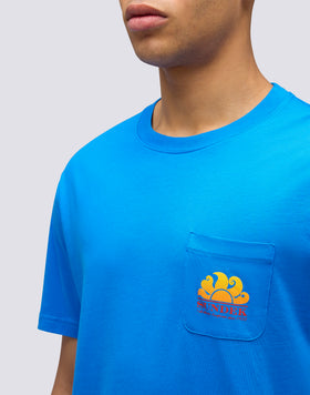 NEW HERBERT CREW NECK T-SHIRT WITH MAXI-LOGO