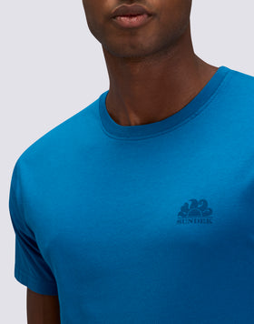 MEN'S CREW NECK T-SHIRT WITH LOGO