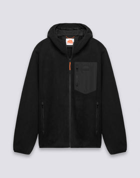GIACCA UOMO IN PILE FULL ZIP CON CAPPUCCIO