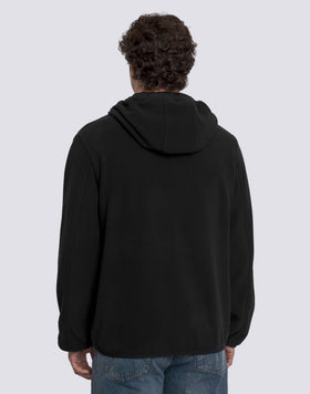 GIACCA UOMO IN PILE FULL ZIP CON CAPPUCCIO