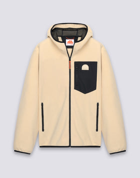 GIACCA UOMO IN PILE FULL ZIP CON CAPPUCCIO