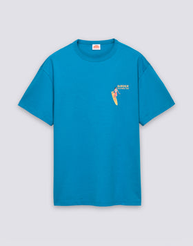 MEN'S CREW NECK T-SHIRT WITH PRINT AND EMBROIDERY