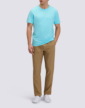 MEN'S T-SHIRT WITH TRIPPING PALM PRINT