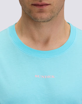 MEN'S T-SHIRT WITH TRIPPING PALM PRINT