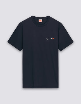 MEN'S CREW NECK T-SHIRT WITH OLD SCHOOL SURF PRINT